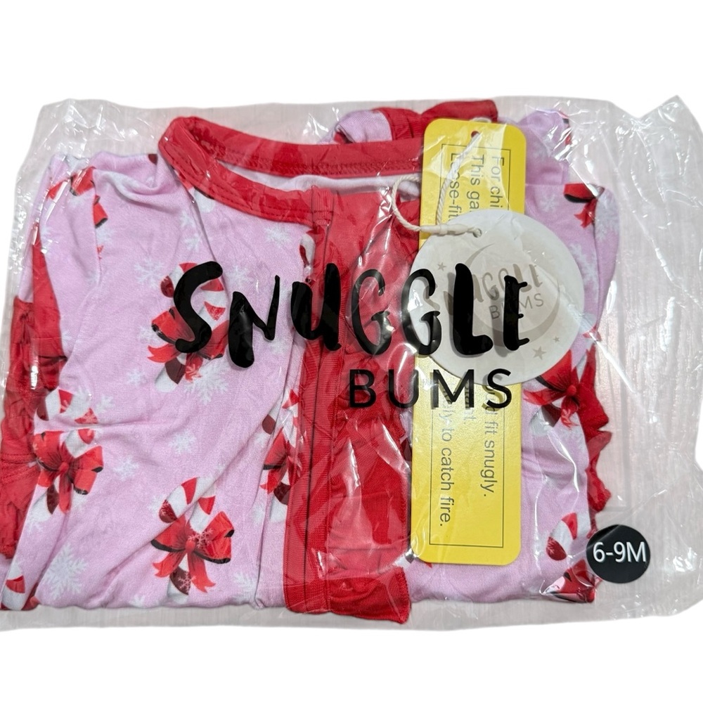 Snuggle Bums Christmas Sleeper 6-9 Months New